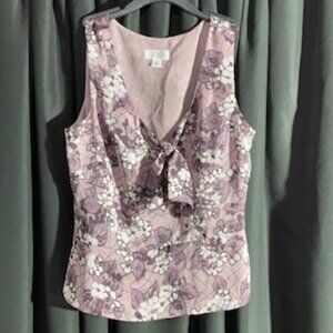 Loft Petite- Purple/Lavender Floral